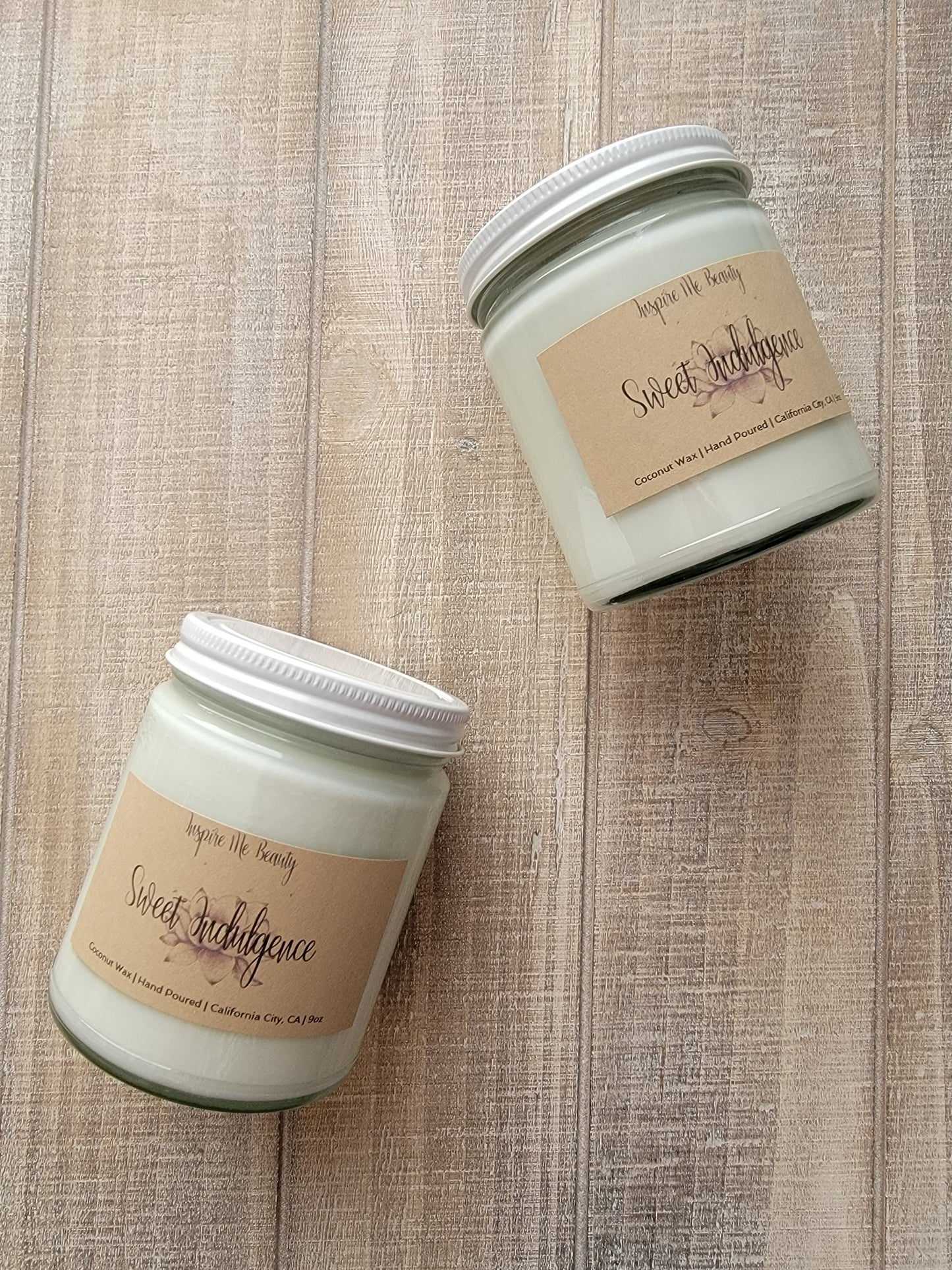 Sweet Indulgence Coconut Wax Candle by Inspire Me Beauty