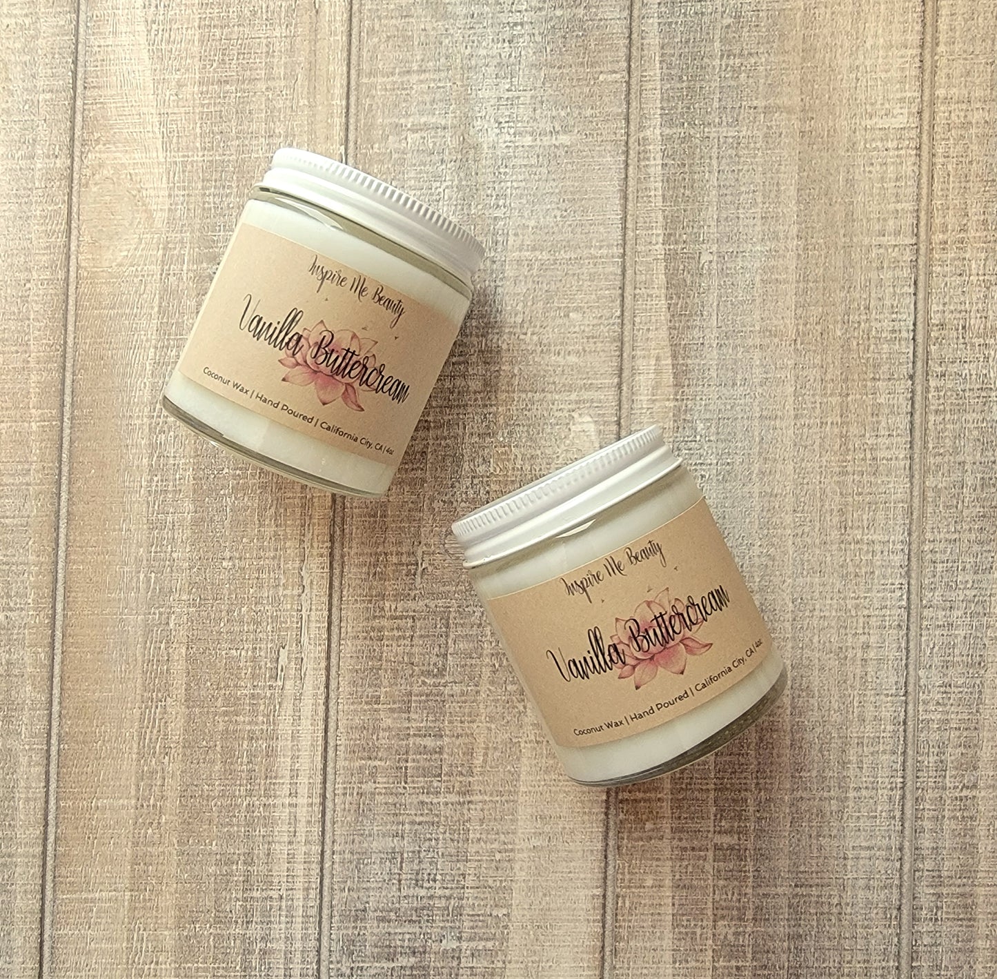 Vanilla Buttercream Candle