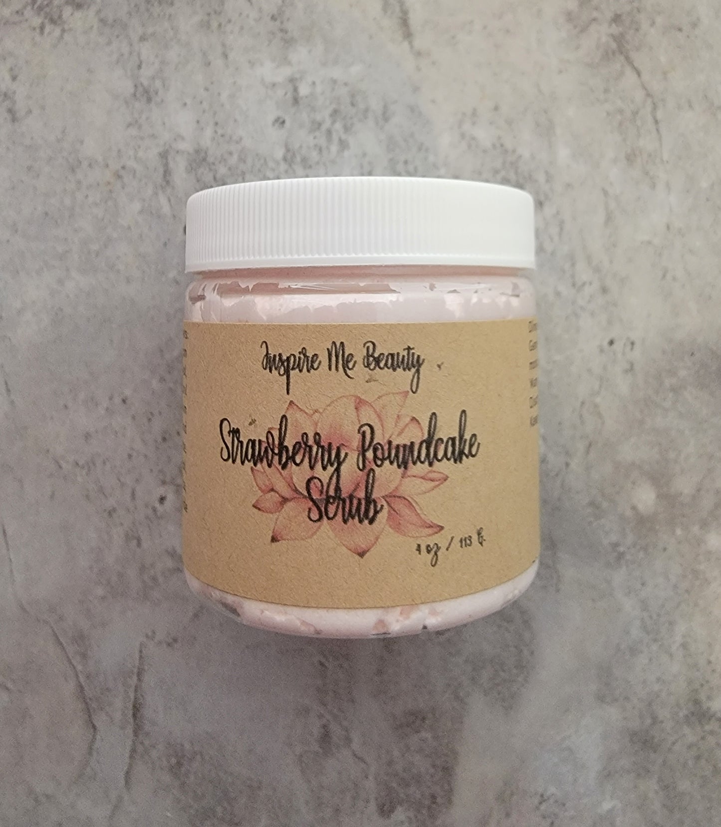 Strawberry Poundcake Soap Scrub by Inspire Me Beauty