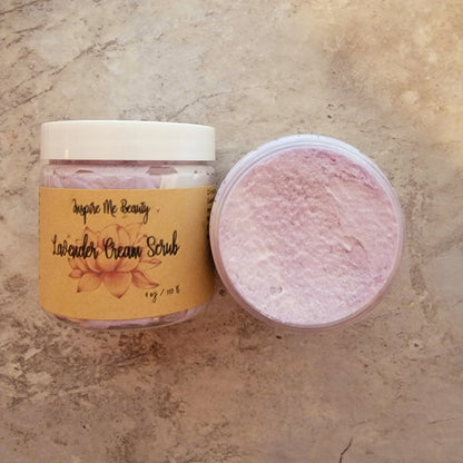 Lavender Cream Soap Scrub by Inspire Me Beauty