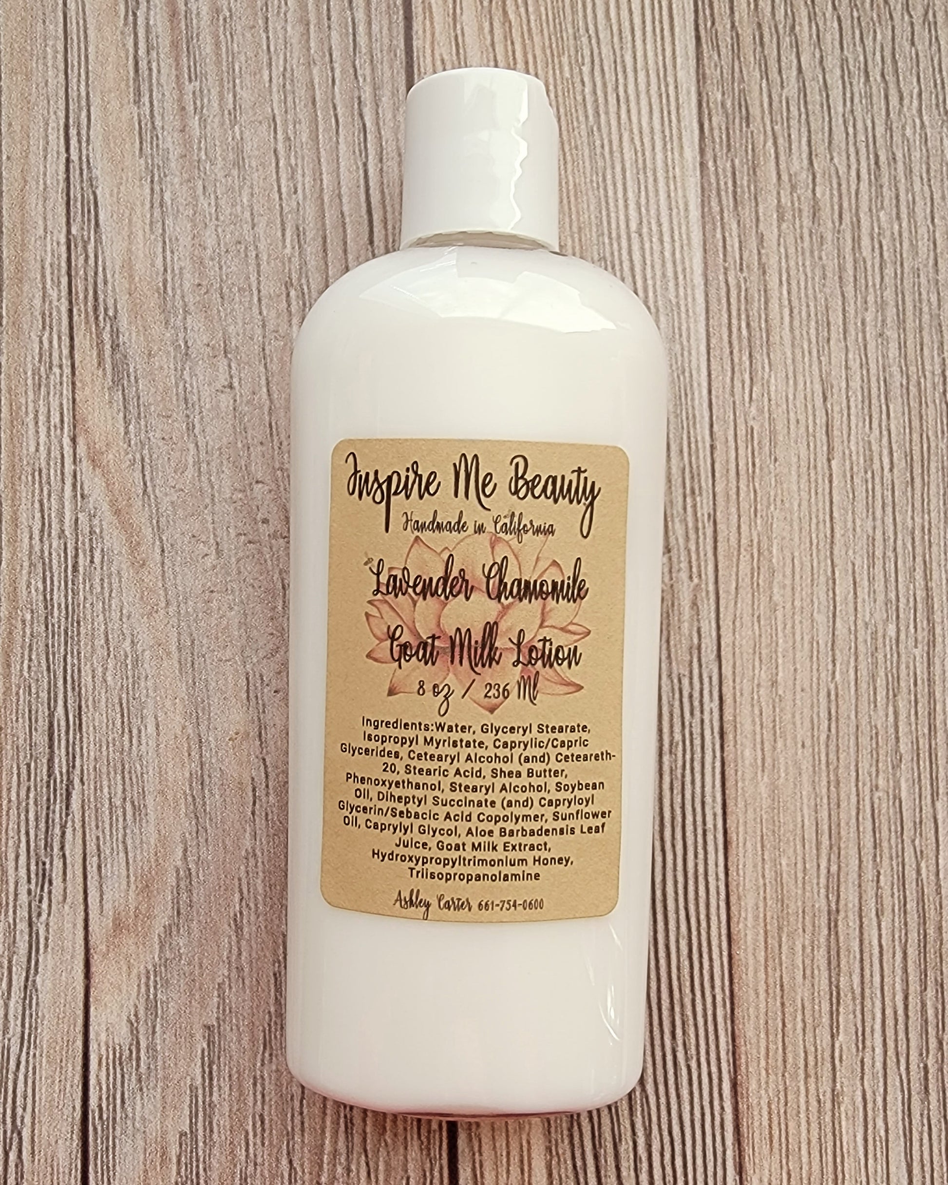 Lavender Chamomile Goat Milk Lotion by Inspire Me Beauty