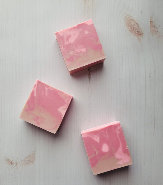 Strawberry Dipped Goat Milk Soap by Inspire Me Beauty