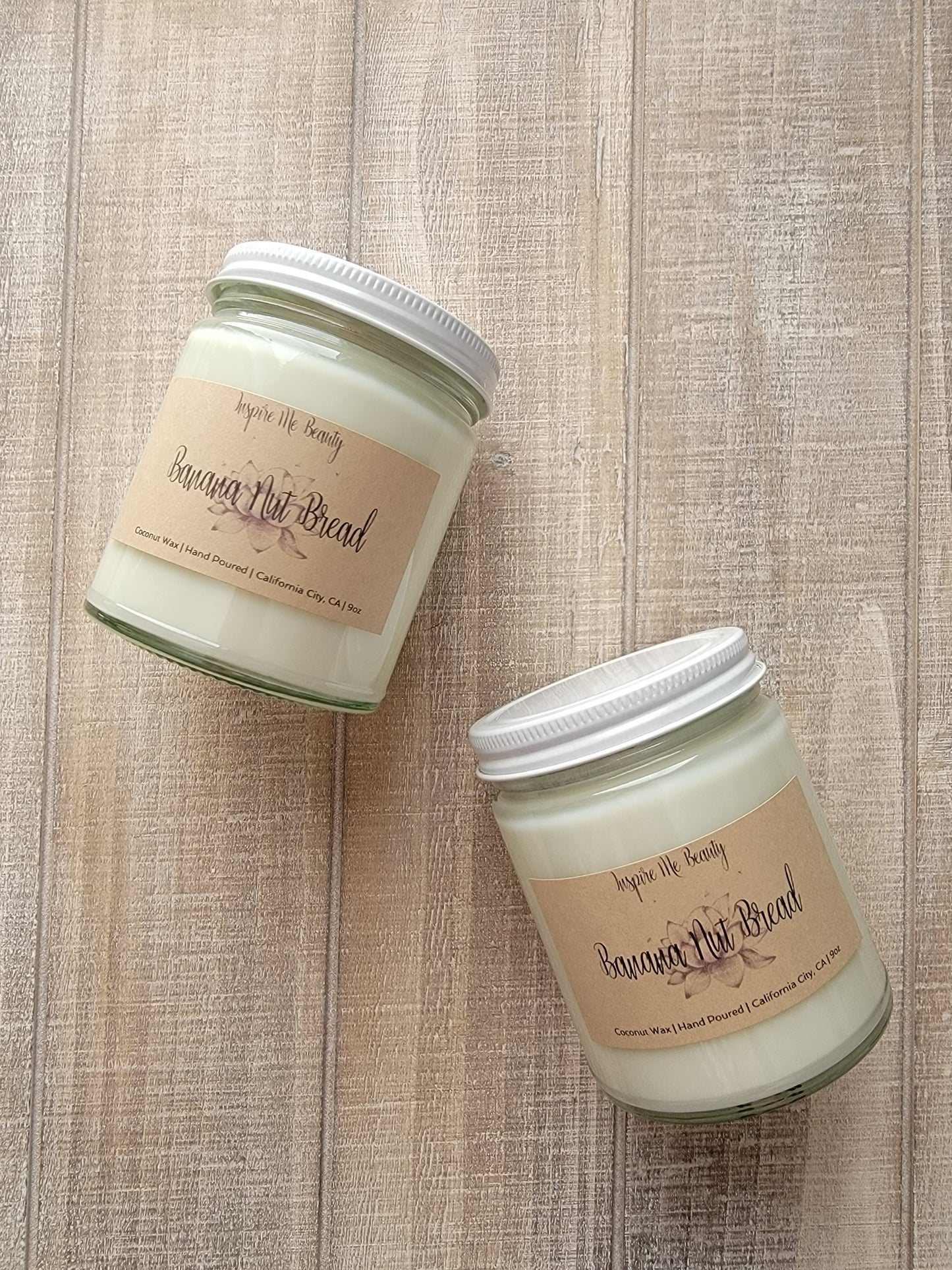Banana Nut Bread Candle from Inspire Me Beauty made of Coconut Wax